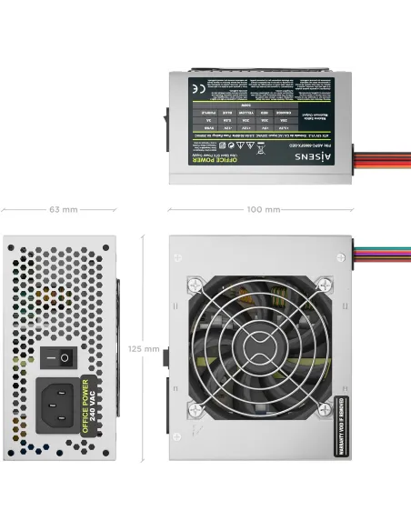 Fuente de Alimentación Aisens ASPC-500SFX-SEO