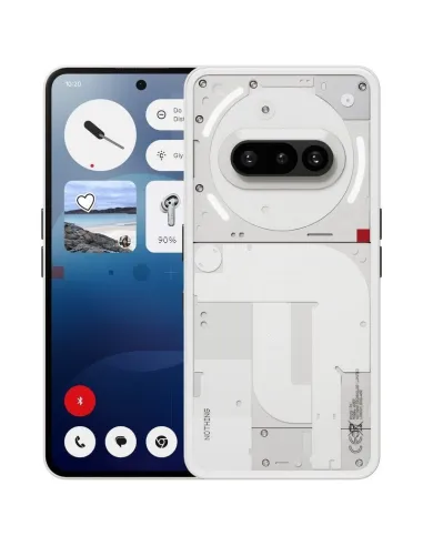 Nothing Phone (3a) 5G 12/256GB Blanco Pantalla 6.8" AMOLED FHD+ 120Hz 50MP 5000mAh 45W Android 15