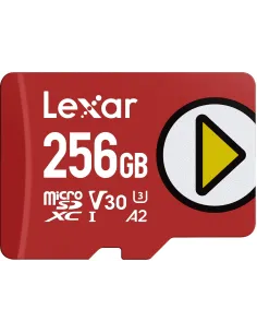 Lexar LMSPLAY256G-BNSNG 256GB MicroSDXC V30 UHS-I Clase 10-1404920