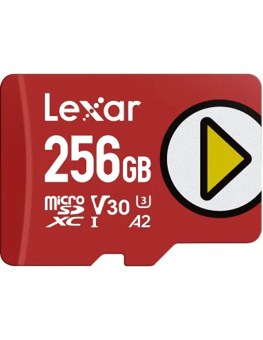Lexar LMSPLAY256G-BNSNG 256GB MicroSDXC V30 UHS-I Clase 10