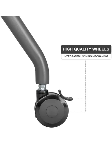 Ewent EW1542 Soporte de Suelo con Ruedas para TV 50 - 86" Máx. 120Kg Gris