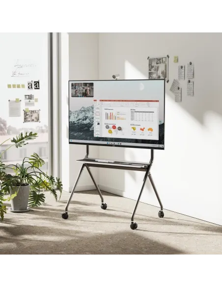 Ewent EW1542 Soporte de Suelo con Ruedas para TV 50 - 86" Máx. 120Kg Gris