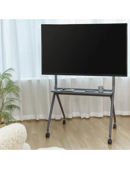 Ewent EW1542 Soporte de Suelo con Ruedas para TV 50 - 86" Máx. 120Kg Gris