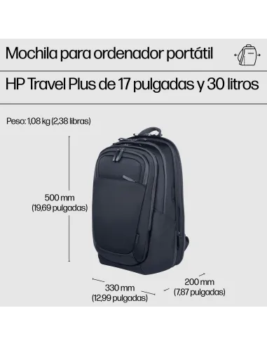 Mochila HP Travel Plus 30L Gris
