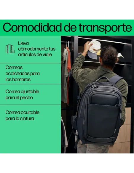 Mochila HP Travel Plus 30L Gris