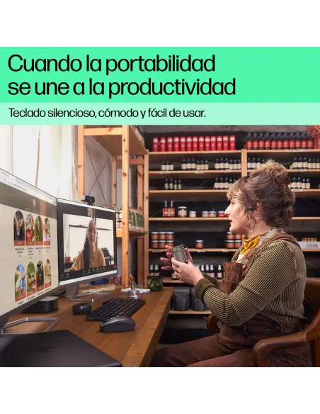 Teclado multidispositivo Bluetooth HP 460