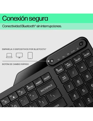 Teclado multidispositivo Bluetooth HP 460