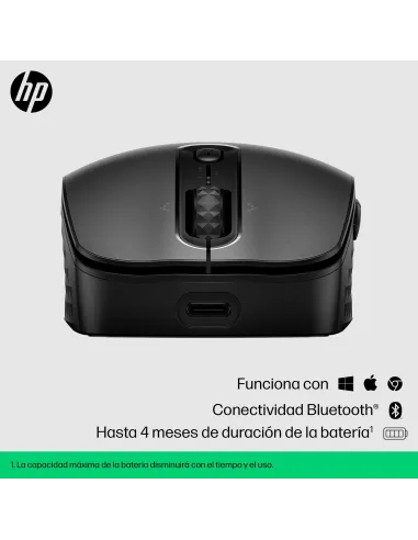 Ratón Inalámbrico Recargable HP 690 Negro