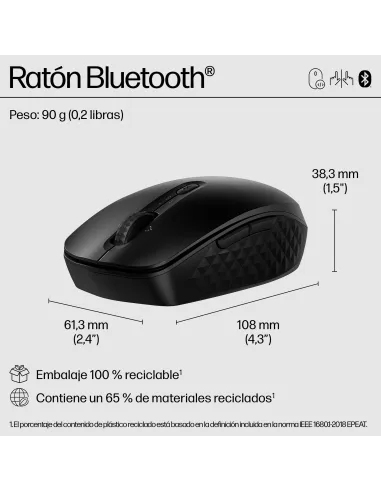 Ratón Bluetooth programable HP 420 Negro