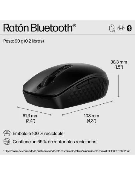 Ratón Bluetooth programable HP 420 Negro