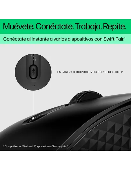 Ratón Bluetooth programable HP 420 Negro