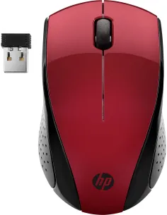 HP 220 Rojo Ratón Inalámbrico 1300 DPI-1404098