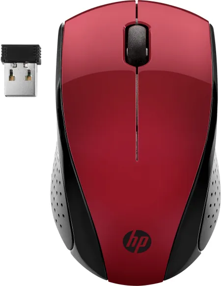 HP 220 Rojo Ratón Inalámbrico 1300 DPI