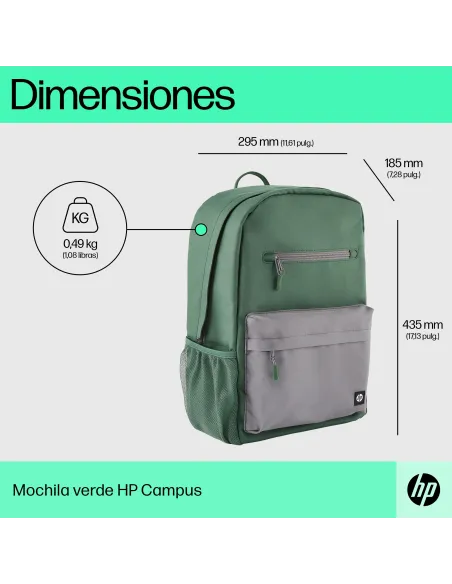 Mochila HP Campus Verde
