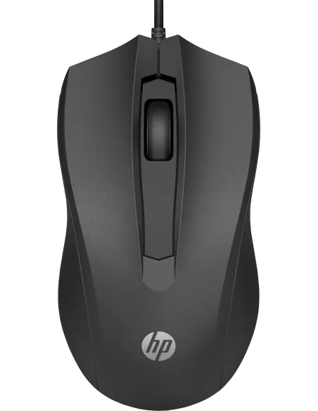 HP 100 Negro Ratón con cable