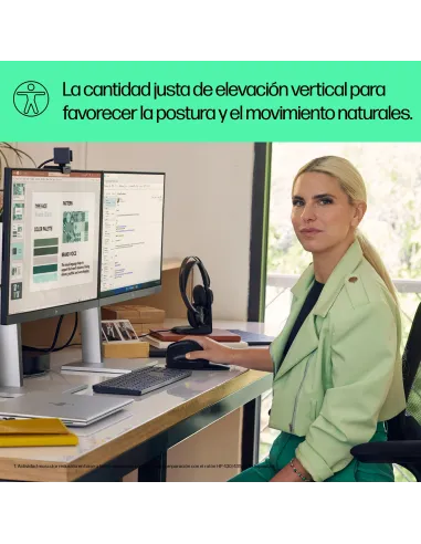 Ratón inalámbrico ergonómico HP 920 Negro