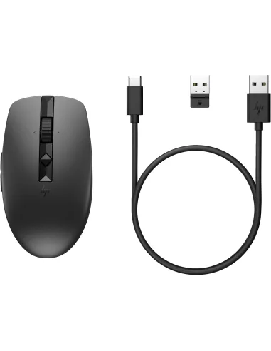 Ratón Silencioso Recargable HP 710 Negro