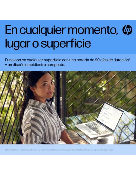 Ratón Silencioso Recargable HP 710 Negro