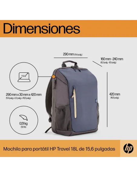 Mochila HP Travel Gris