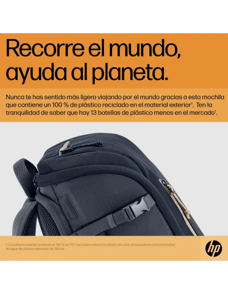Mochila HP Travel Azul y Gris