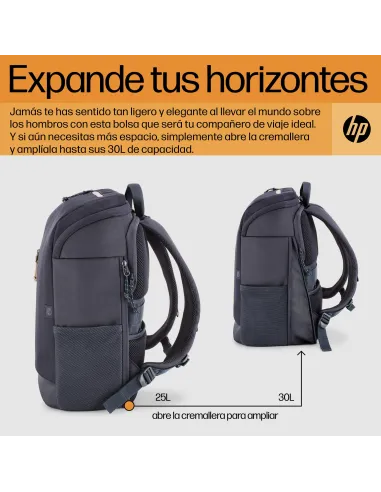 Mochila HP Travel Azul y Gris