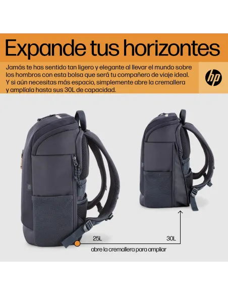 Mochila HP Travel Azul y Gris