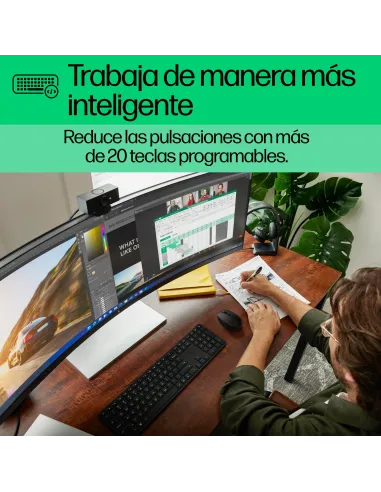 Teclado inalámbrico programableHP 450 Blanco