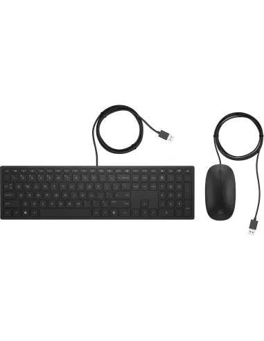HP Pavilion 400 Negro Combo de teclado y Ratón con Cable