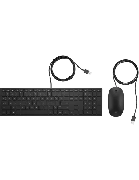 HP Pavilion 400 Negro Combo de teclado y Ratón con Cable