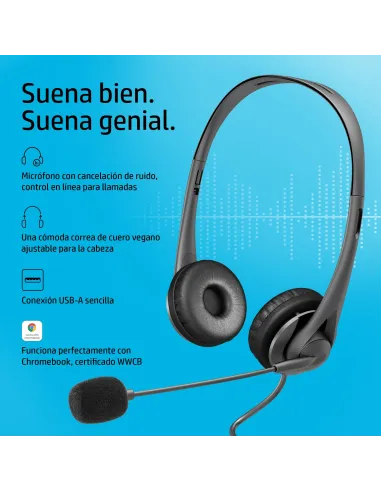 Auriculares con Micrófono HP G2 Negros
