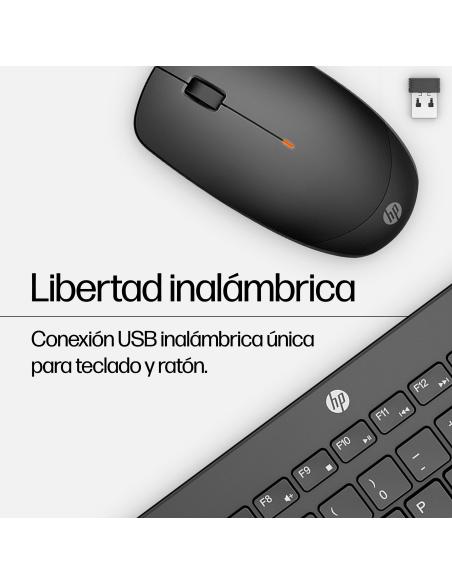 HP 230 Combo Teclado y Ratón Inalámbricos Blanco