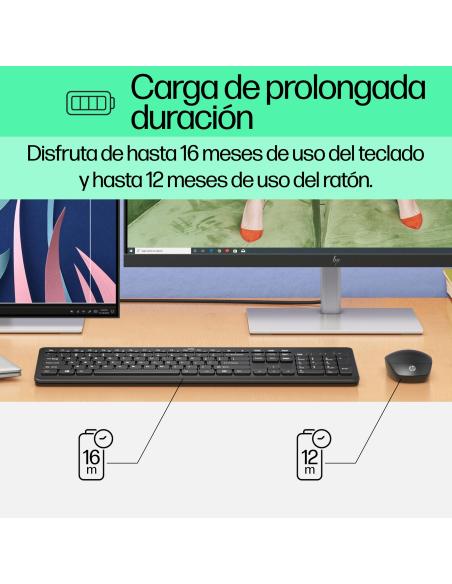 HP 230 Combo Teclado y Ratón Inalámbricos Blanco