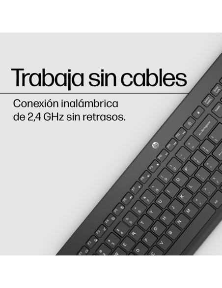 Teclado Inalámbrico Negro HP 230