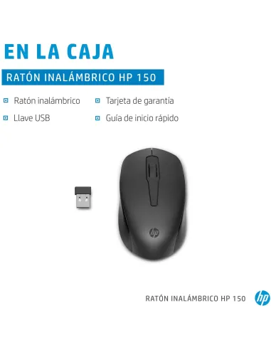 Ratón Inalámbrico HP 150 Negro