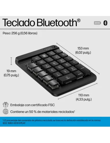 Teclado HP 435 Negro
