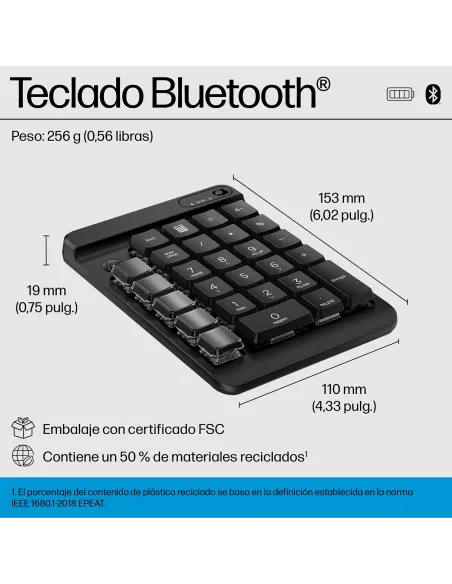 Teclado HP 435 Negro