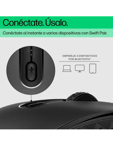 Ratón HP 695 Negro
