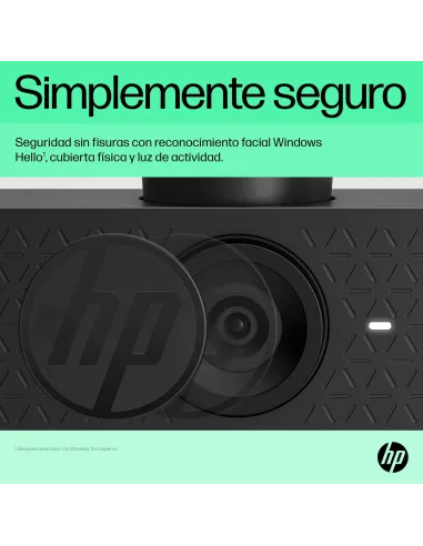 Cámara web HP 625 Negro