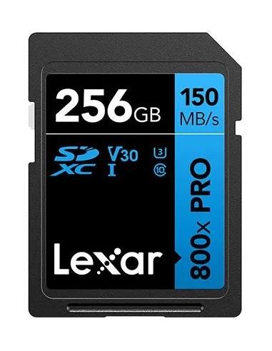 Lexar High-Performance 800xPRO 256GB UHS-I V30 150MB/s