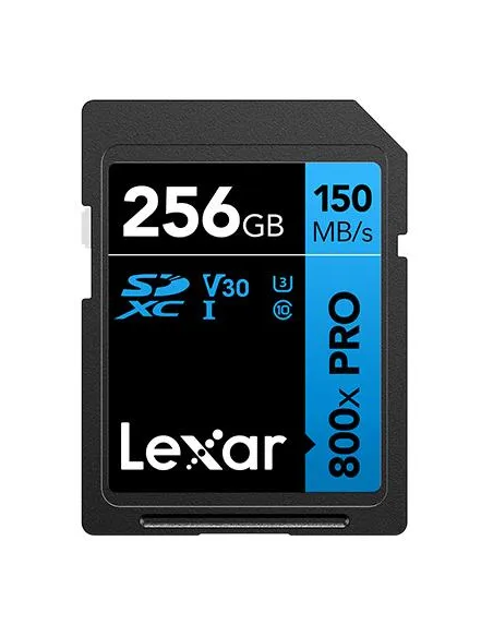 Lexar High-Performance 800xPRO 256GB UHS-I V30 150MB/s