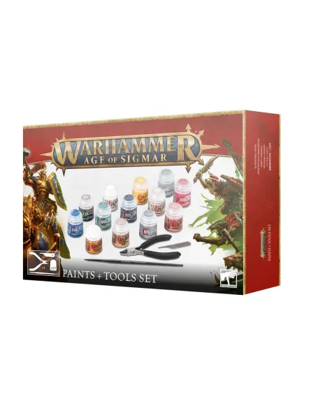 Warhammer Age of Sigmar: Pinturas + set de herramientas