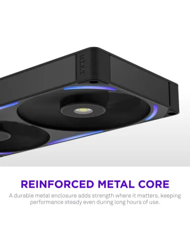 Ventilador NZXT F280X RGB Negro