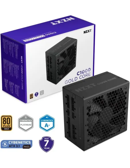 Fuente de Alimentación NZXT C1000 Gold Core Negra