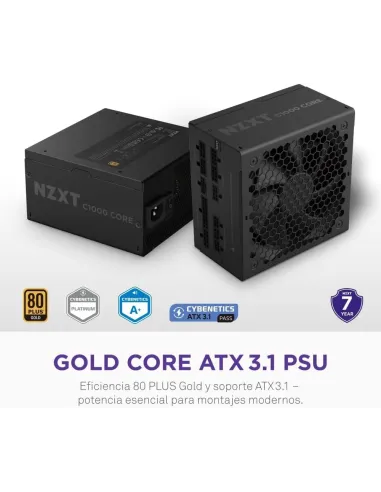 Fuente de Alimentación NZXT C750 Gold Core Negra