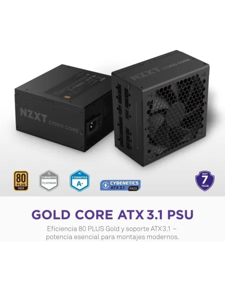 Fuente de Alimentación NZXT C750 Gold Core Negra