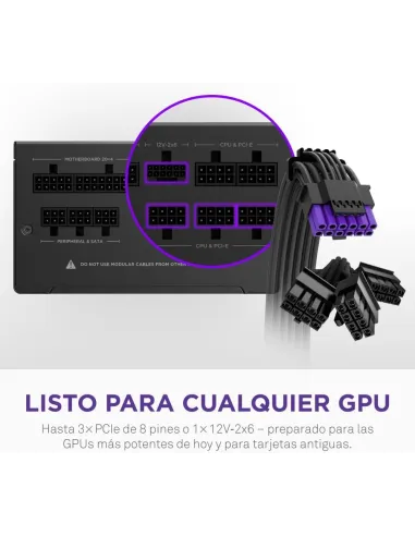 Fuente de Alimentación NZXT C750 Gold Core Negra