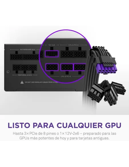 Fuente de Alimentación NZXT C750 Gold Core Negra