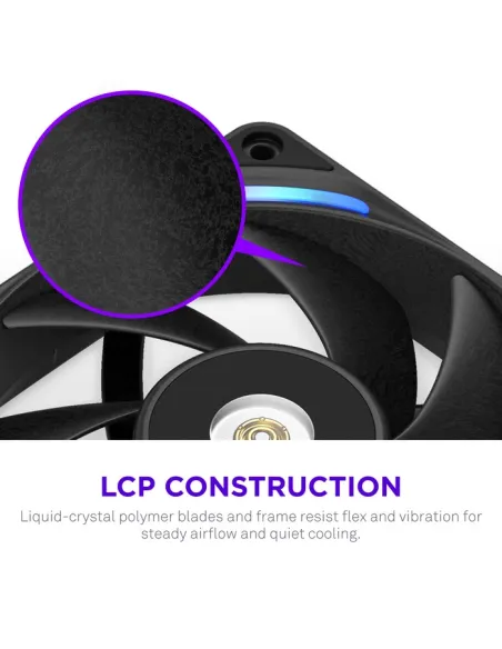 Ventilador NZXT F240X RGB Negro