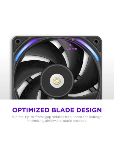 Ventilador NZXT F240X RGB Negro
