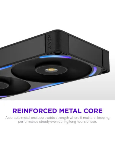 Ventilador NZXT F240X RGB Negro